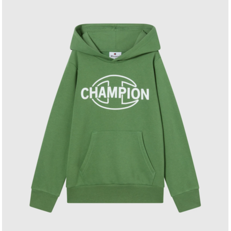 Champion BOYS' FLEECE HOODED SWEATSHIRT GRAPHIC "OLIVE GREEN"