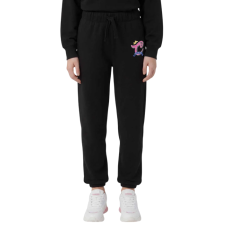 Pantalón Niña Champion con Puño Elástico "Black"