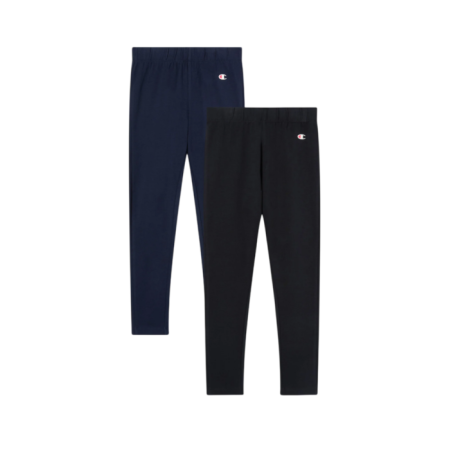 Mallas Niña Champion  2 PACK CORE HERITAGE "Black"