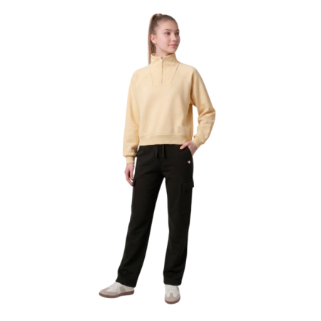 Pantalón Cargo Niña Champion con Interior Afelpado Icons "Black"