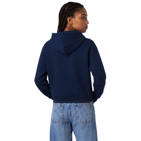 Sudadera corta con Capucha Niña Champion Graphic Logo Main Street Fleece "Navy"