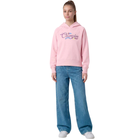Sudadera Niña Champion Graphic Logo  "Light terracotta"