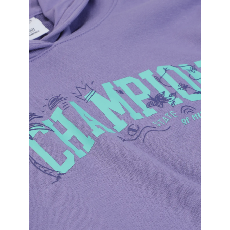 Sudadera Niña Champion Graphic Logo "purple"