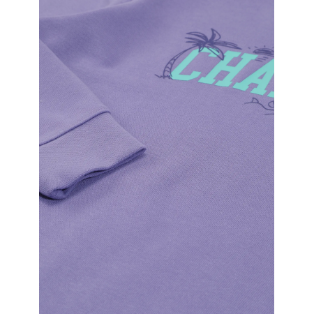 Sudadera Niña Champion Graphic Logo "purple"