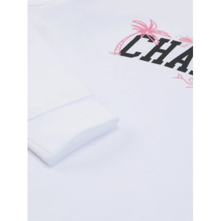 Sudadera Niña Champion Graphic Logo "White"