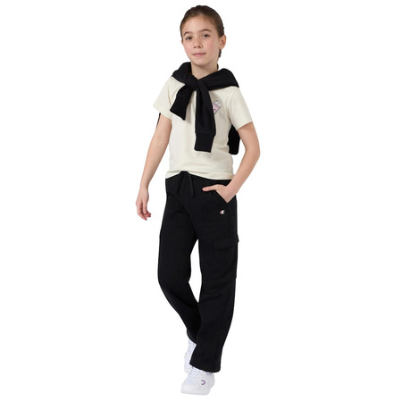 Champion Girls Icons Cargo Straight Hem Pants Comfort Fit "Black"