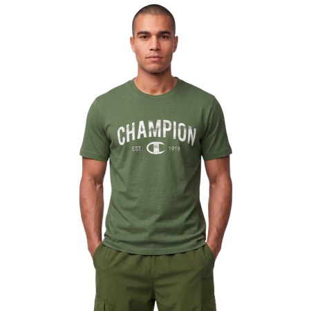Camiseta Champion Graphic Logo Est. "C" 1919 "Military Green"