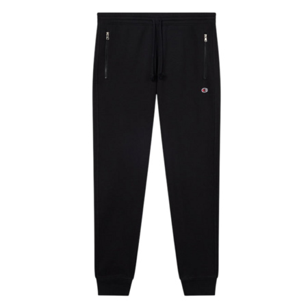 Pantalón con Puños Champion Icon Pocket Zip Rib Cuff Fleece Slim Fit Pants "Black"