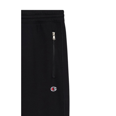 Pantalón con Puños Champion Icon Pocket Zip Rib Cuff Fleece Slim Fit Pants "Black"