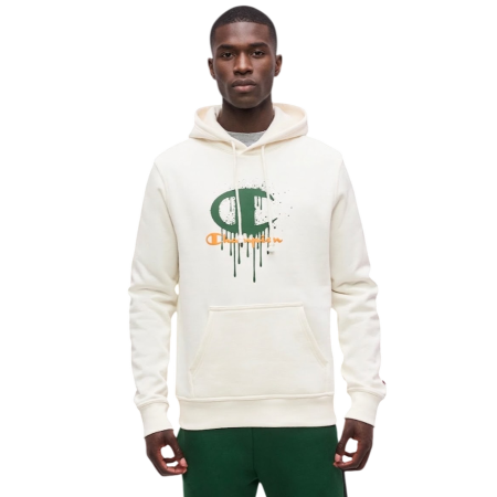 Sudadera Champion Icons C Big Graffiti Scrip Logo "Light Cream"