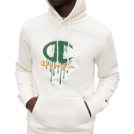 Sudadera Champion Icons C Big Graffiti Scrip Logo "Light Cream"