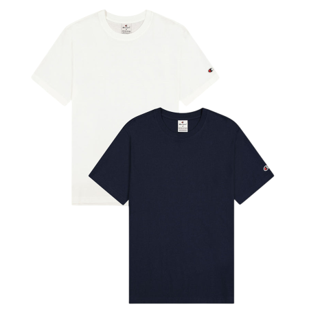 Camiseta de Manga Corta Champion Icons 2-Pack "White-Navy"