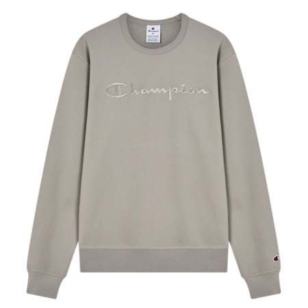 Sudadera Ligera de Cuello Champion Icons Tonal Logo "Warm Grey"