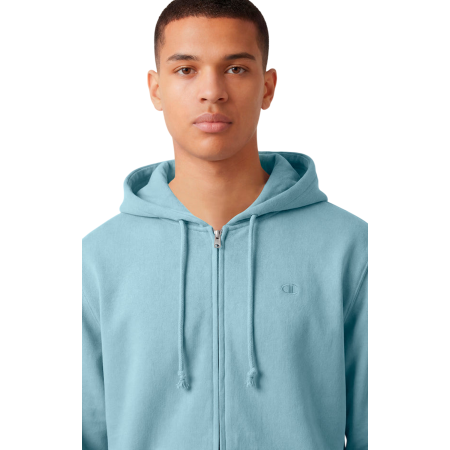 Sudadera Ligera con Capucha Champion Icons Lightweight Full-Zip "Pastel Blue"