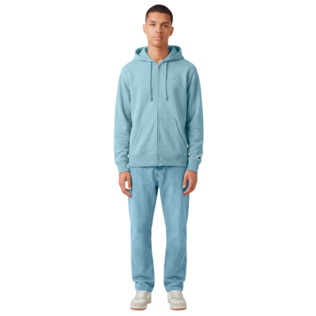 Sudadera Ligera con Capucha Champion Icons Lightweight Full-Zip "Pastel Blue"