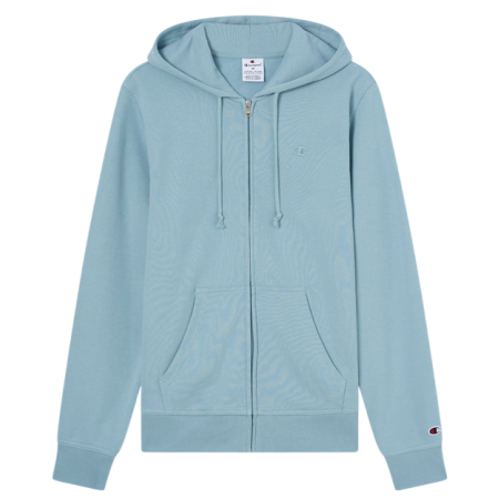 Sudadera Ligera con Capucha Champion Icons Lightweight Full-Zip "Pastel Blue"