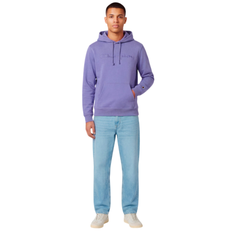 Sudadera Ligera con Capucha Champion Icons Men's with Embroidered Logo "Lilac"