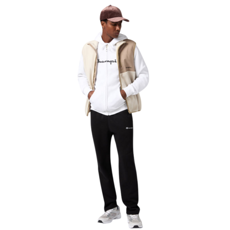 Pantalón con Dobladillo Recto Champion Icons Men’s Straight Hem Fleece "Black"