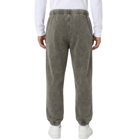Pantalón Champion Icons Efecto Lavado Interior Afelpado con Puños Elásticos "DarK Grey"