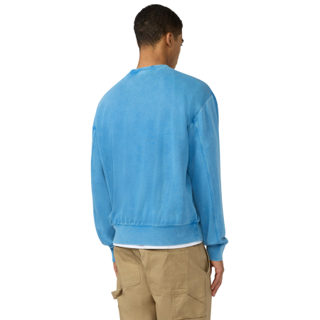 Sudadera Ligera Cuello Redondo Efecto Lavado Champion Icons "Blue"