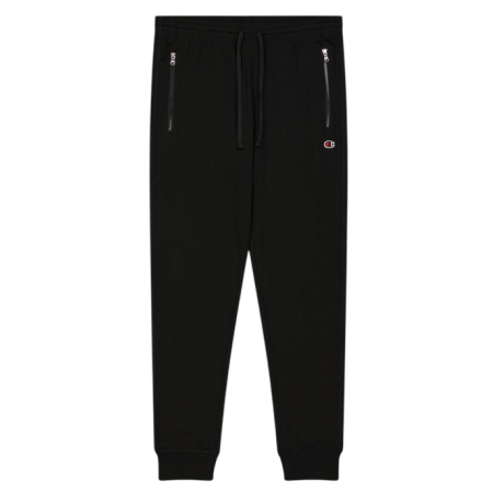 Pantalón Slim Fit Ligero con Puño Champion Icons Pocket Zip "Black"