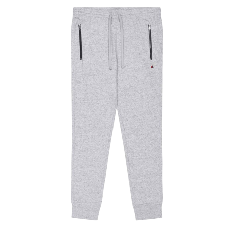 Pantalón Slim Fit Ligero con Puño Champion Icons Pocket Zip "Light Grey"