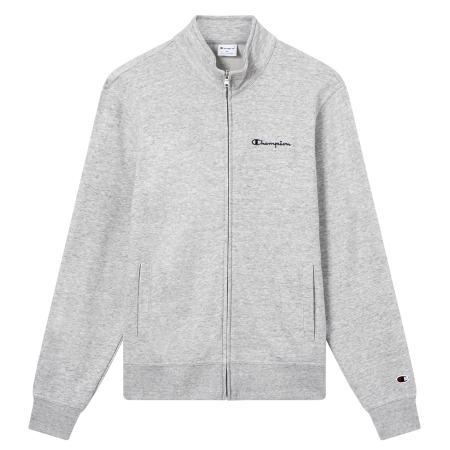 Sudadera Cremallera Entera Champion Icons Small Embroidered Logo "Medium Gray"