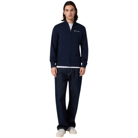Sudadera Cremallera Entera Champion Icons Small Embroidered Logo "Navy"
