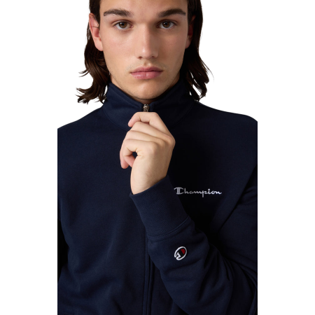 Sudadera Cremallera Entera Champion Icons Small Embroidered Logo "Navy"