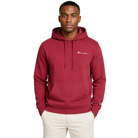 Sudadera Champion Icons Small Embroidered Logo Standar Fit "Burgundy"