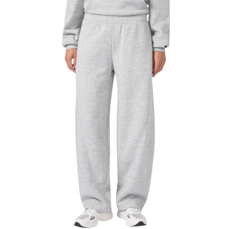 Pantalón corte Ancho Mujer Champion Icons Barrel Leg Drawstrings "Medium Gray"