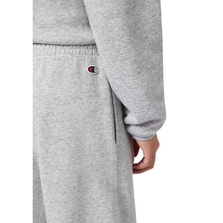 Pantalón corte Ancho Mujer Champion Icons Barrel Leg Drawstrings "Medium Gray"