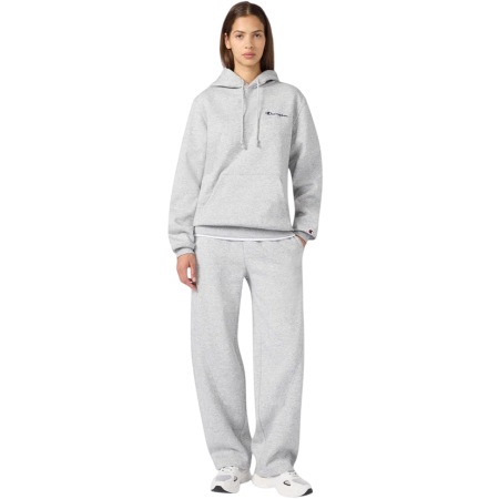 Pantalón corte Ancho Mujer Champion Icons Barrel Leg Drawstrings "Medium Gray"