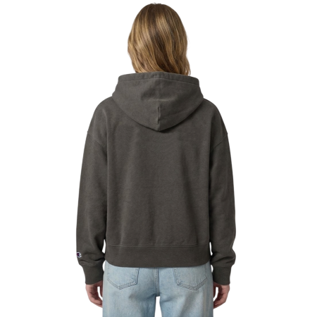 Sudadera Oversize Mujer con Cremallera Entera Champion Icons "Dark Gray"