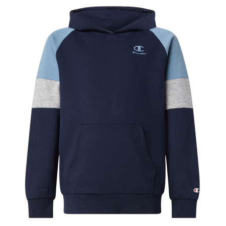 Sudadera Niño/Niña Champion Kids Colour Block Embroidery Logo "Navy-Blue"