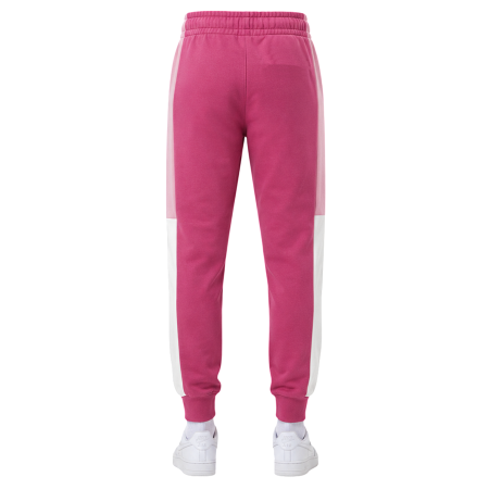 Pantalón Niño/Niña con Puño Champion Colour Block Embroidery Logo "Silken Raspberry-Pink"