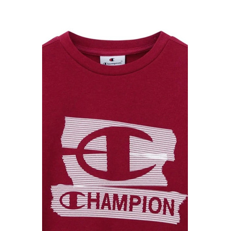 Champion Kids Graphic Crew Neck Sweatshirt "Red"