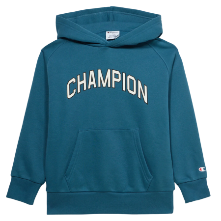 Sudadera con Capucha Niño/Niña Champion Kids Graphic Logo Main Street Fleece "Dark Ocean Blue"