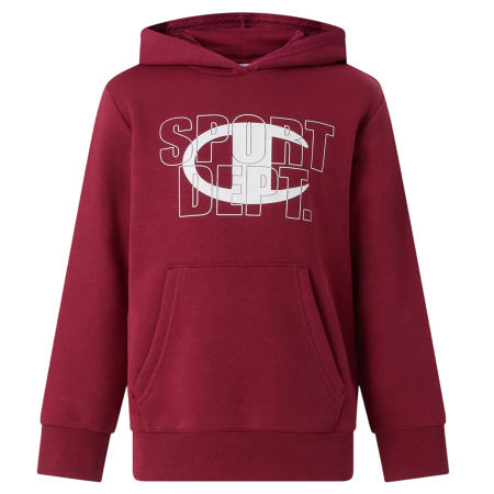 Sudadera Niño/Niña con Capucha Champion Graphic Logo Powerblend "Bordeaux"