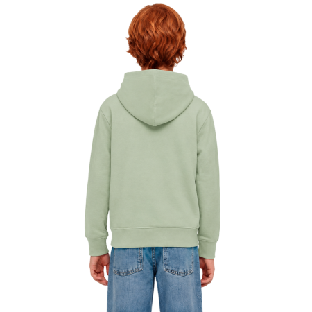 Sudadera Niño/Niña con Capucha Champion Graphic Logo Powerblend "Light Olive Green"