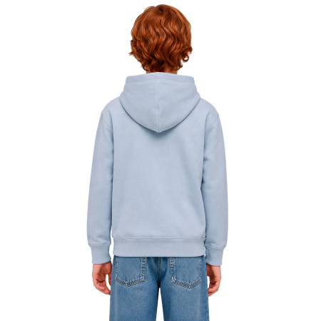 Sudadera Niño/Niña con Capucha Champion Graphic Logo Powerblend "Light Steel Blue"