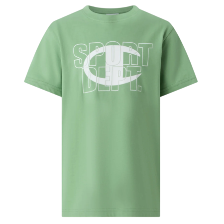 Camiseta Niño/Niña Champion Graphic Logo Powerblend "Light Olive Green"