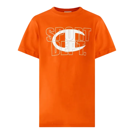 Camiseta Niño/Niña Champion Graphic Logo Powerblend "Orange"