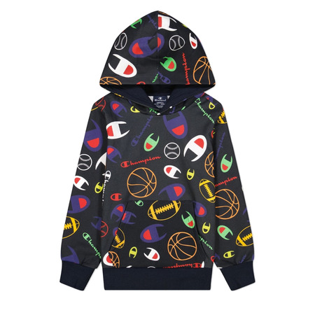 Champion Kids Legacy Basketball Print Fleece Hooded Sweatshirt