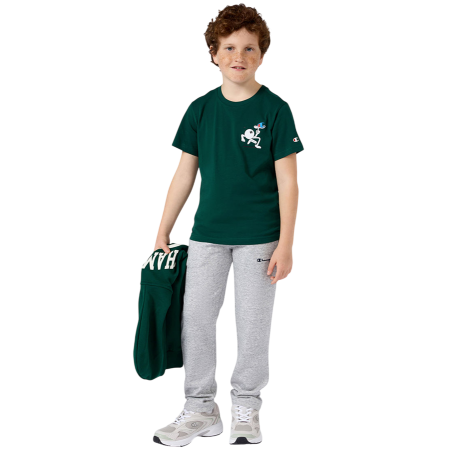 Pantalón Champion Niño/Niña con Bajo Recto Brushed Interior "Medium Gray"