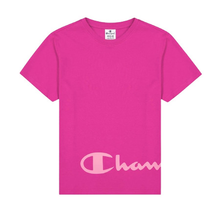 Champion Legacy Cotton T-shirt with Colorful Details "Pink"