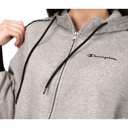 Champion Legacy Wmns Sport Hooded full zip Sweatshirt "Grey"