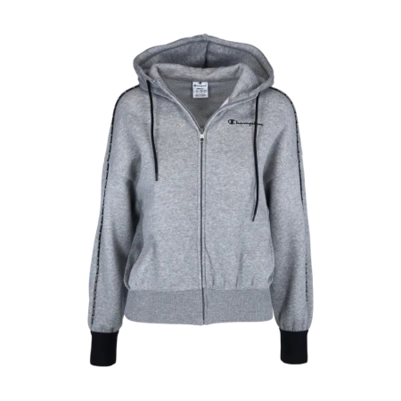 Champion Legacy Wmns Sport Hooded full zip Sweatshirt "Grey"