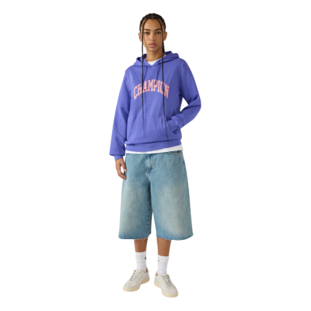 Sudadera Mujer Champion Lightweight Graphic Logo "Purple"