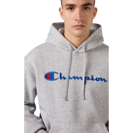 Sudadera Champion con capucha de felpa para hombre corte relajado “Gray”
